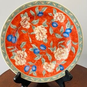 Vintage decorative porcelain salad plate from PTS International's Provence line